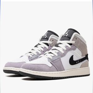 Jordan 1 Mid SE Craft GS 'Inside Out - Cement Grey’